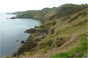 The wild coast of the Isle of Jersey – the perfect location for smuggling and espionage…. (photo by Lady Dorothy)