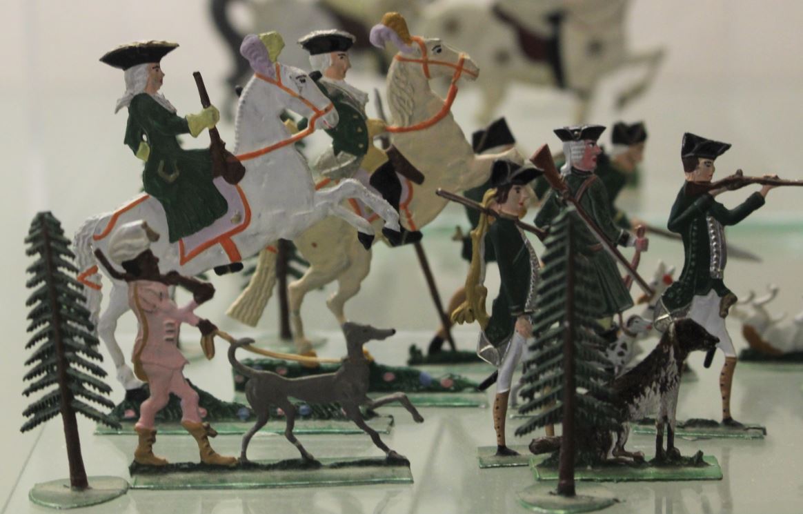 Tin toy soldiers 54 mm 1/32 metal sculpture Scottish clans 17-18 centuries. 