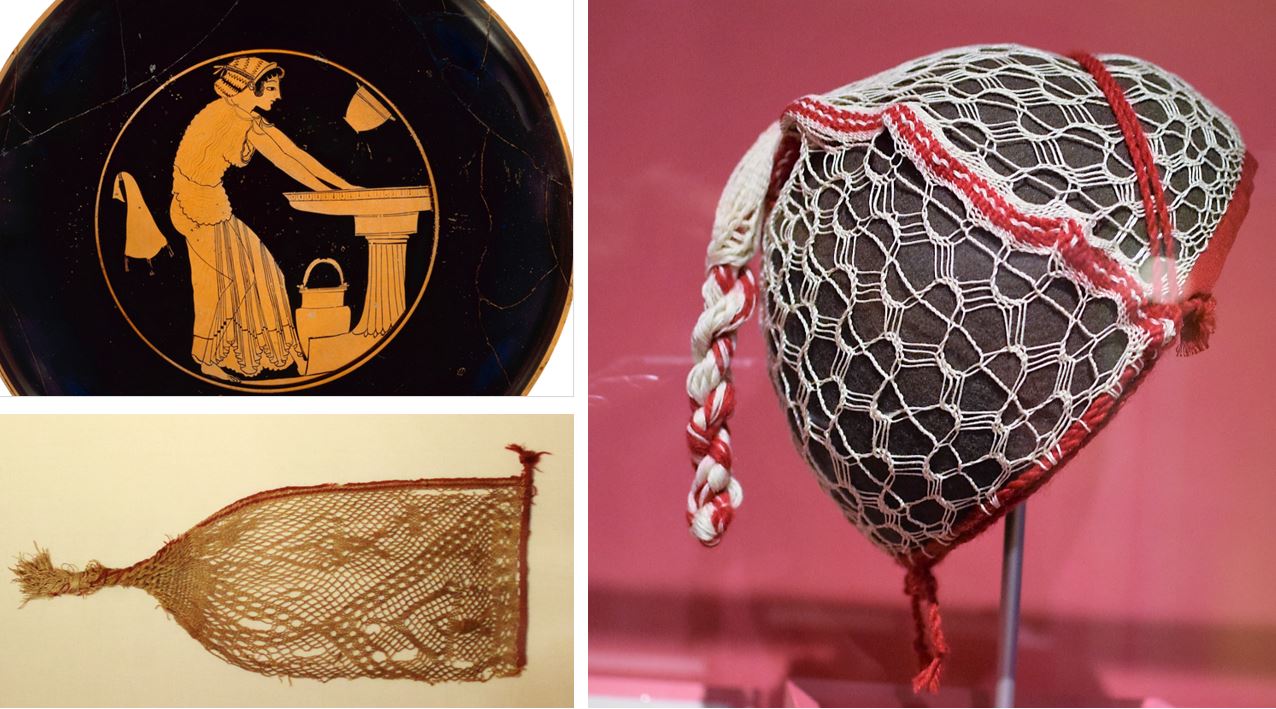 Go Greek: the hairnet as a fashionable head-dress of Empire Style ...